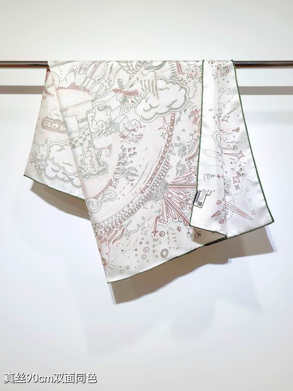 Hermes silk scarf 90X90cm E050927